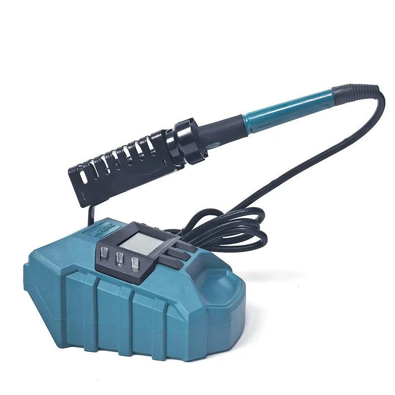 Фото Паяльная станция с аккумулятором 20В, зарядкой через Type-C и USB, быстрым нагревом и беспроводным паяльником №5