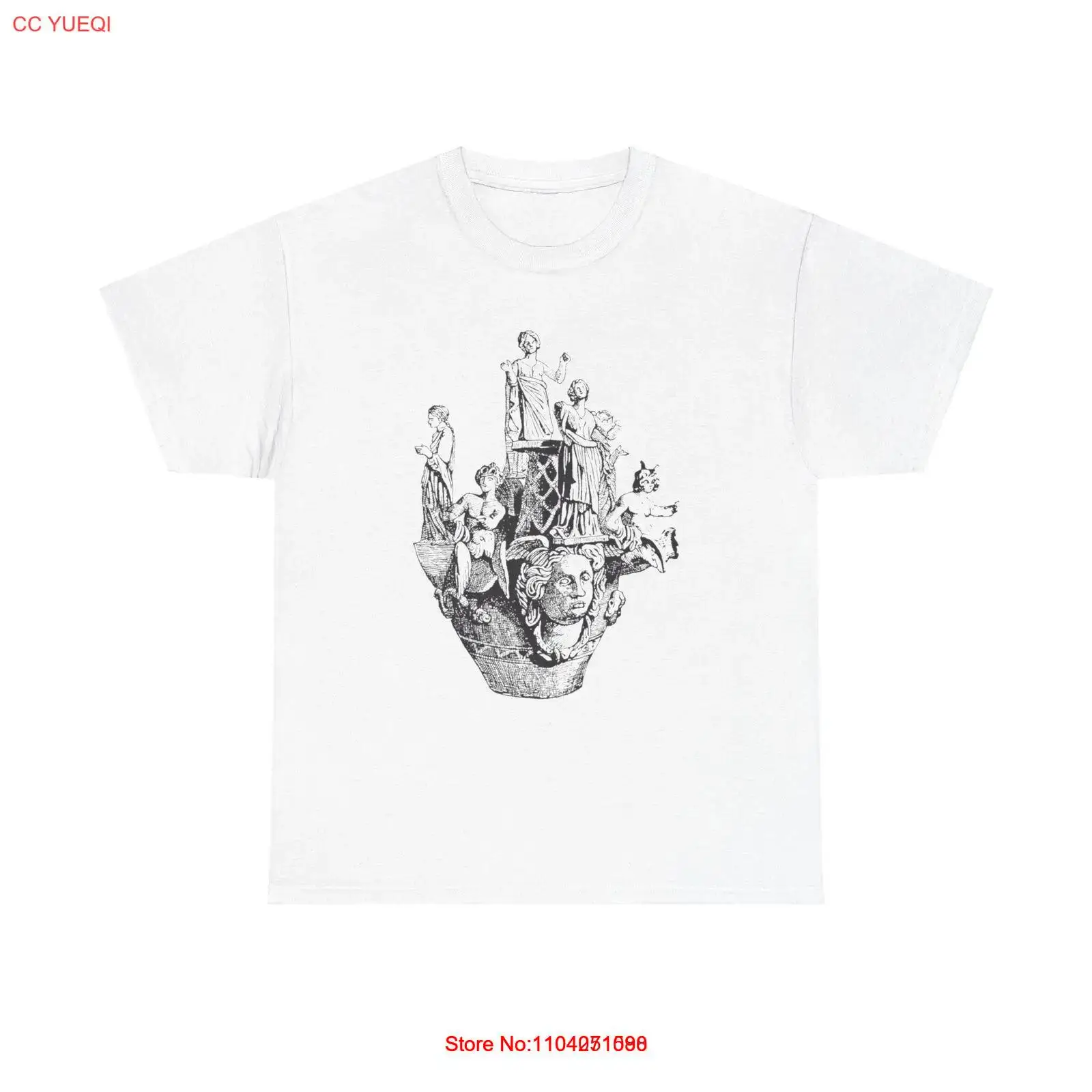 Футболка с рисунком Campana греческой вазой — классная винтажная гранж-греческий