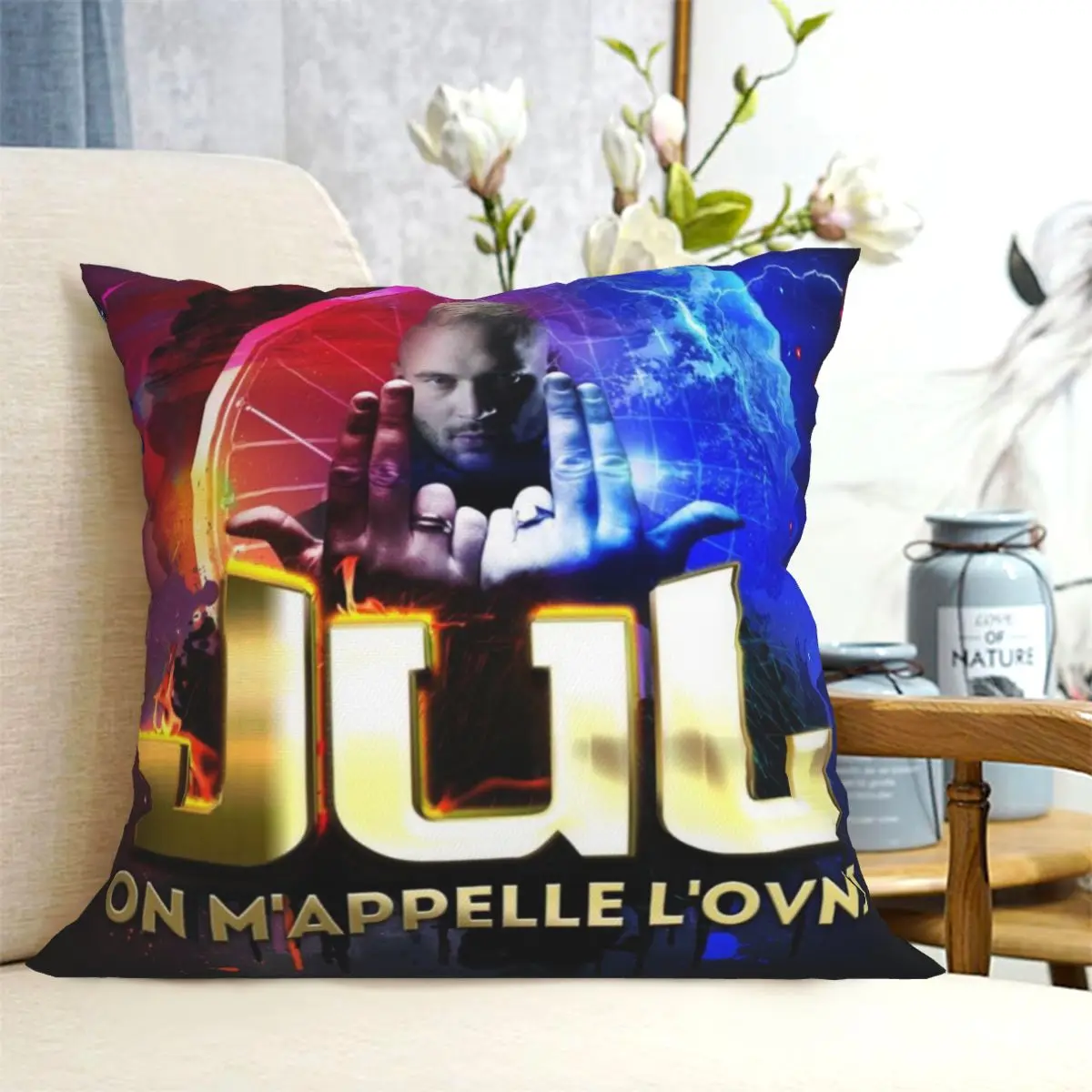 

JUL Cushion Cover Sofa Waist Throw Pillow Cover Bedroom Car Home Decor Pillow Cover