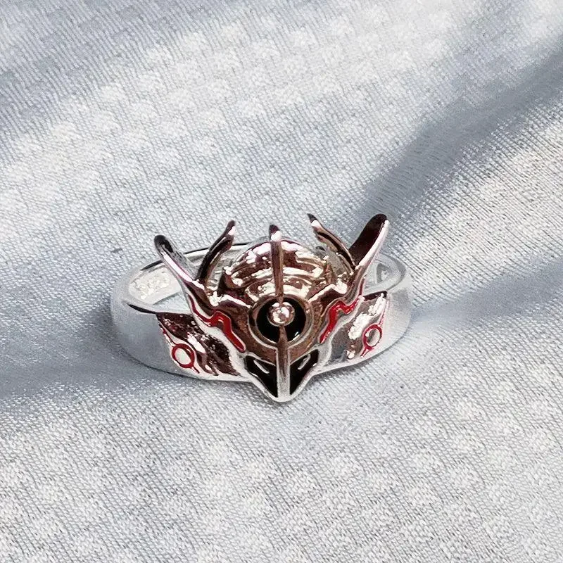 Открытое кольцо Kamen Rider Evol E с черной отверстием в форме сцены 4 ювелирные изделия