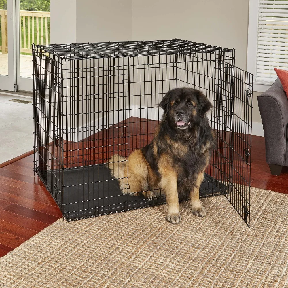 

House for Dogs Allowing Your Dogs to Easily Enter and Exit the Flat Noodles Puppy Tent for Cats Pets Large Door Wire Dog Cage
