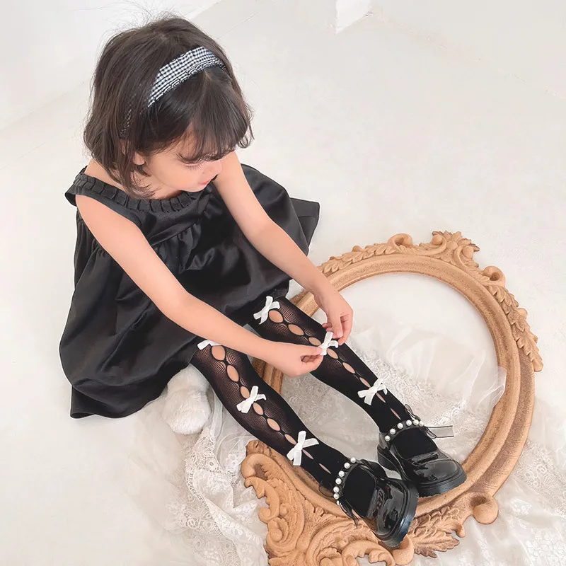 Chic Girl's Kid's Pantyhose Fishnet Stockings Ballet Dance Tights.Children's Fishnets Hosiery Mesh Stockings