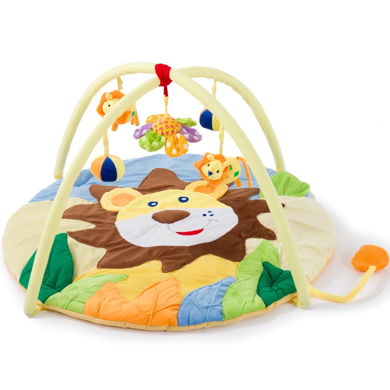 Baby Music Toys Baby Play Mat Lion Play Mat Crawl Stand Fitness Stand Crawl Mat 0-6-12Y  Baby Activity Center