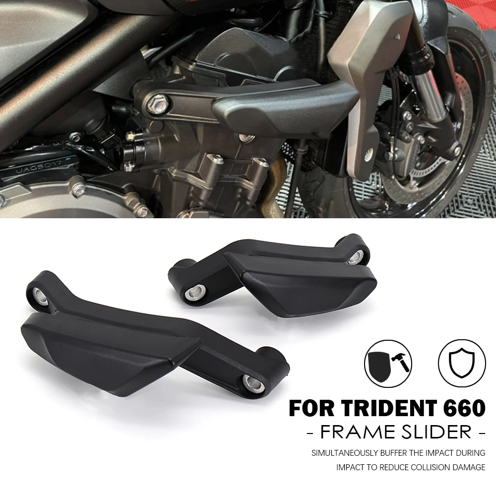 

Motorcycle Frame Slider for Trident 660 Accessories Trident660 Falling Protection 2021 2022 Fairing Guard Crash Pad Protector