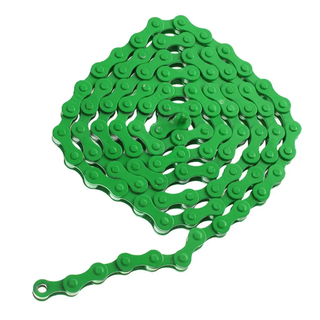 Велосипедная цепь фиксированная Шестерня BMX односкоростные цепи 1/2 'X 1/8'