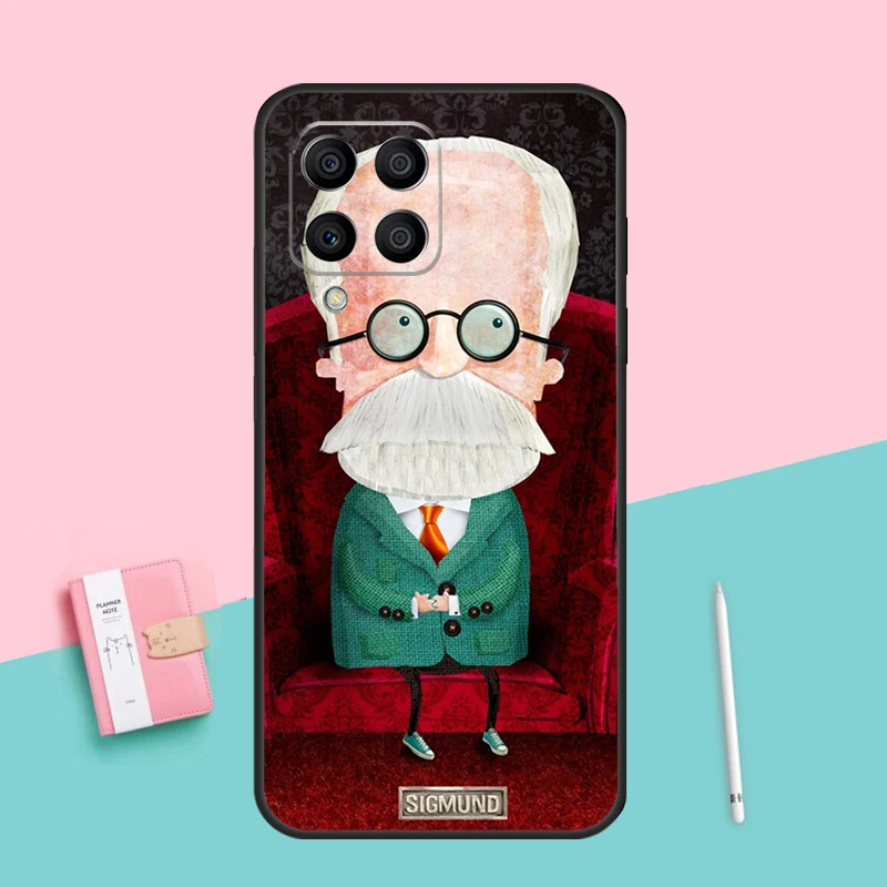 Фото Чехол Sigmund Freud для Samsung Galaxy M32 M52 M31 M16 M11 M21 M13 M33 M35 M53 M55 M15 M14 M34 M54 M12 M06 №5