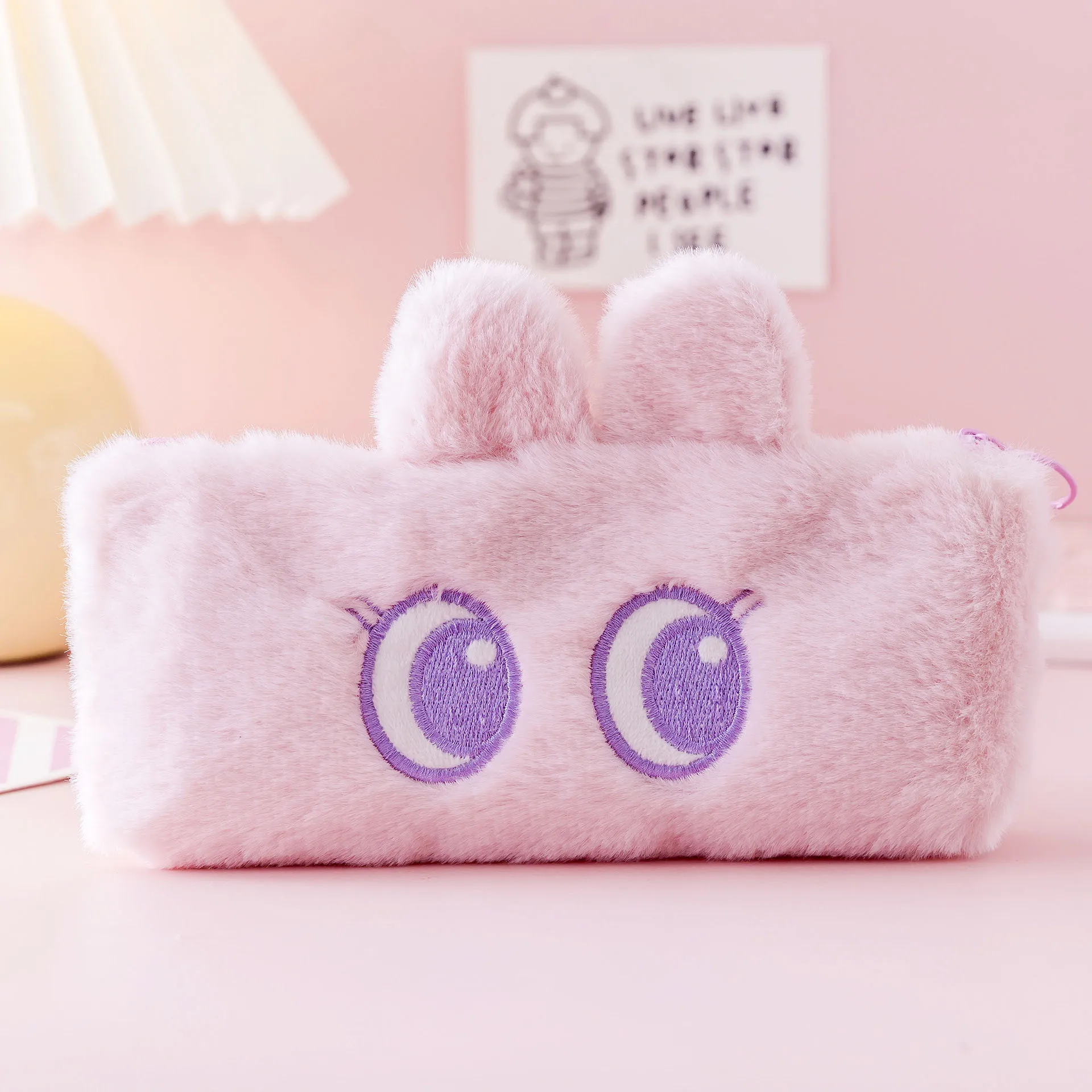 Милый кролик крокодил плюшевая школьная сумка карандаш