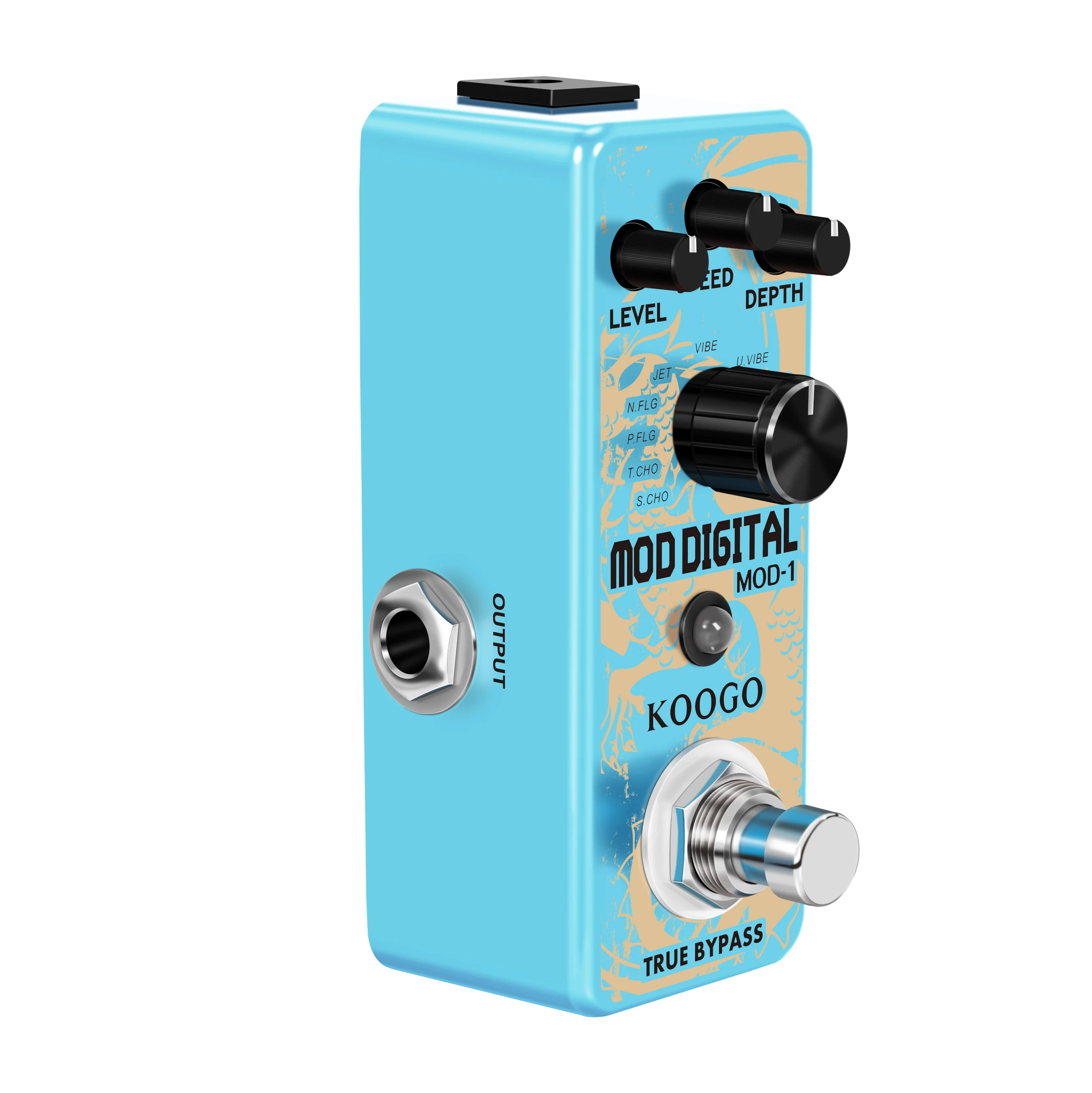 Koogo LEF-3808 Mod Station Pedal 11 Kinds Of Classic Modulation Effect Storage Of Timbre Sound Pedals enlarge