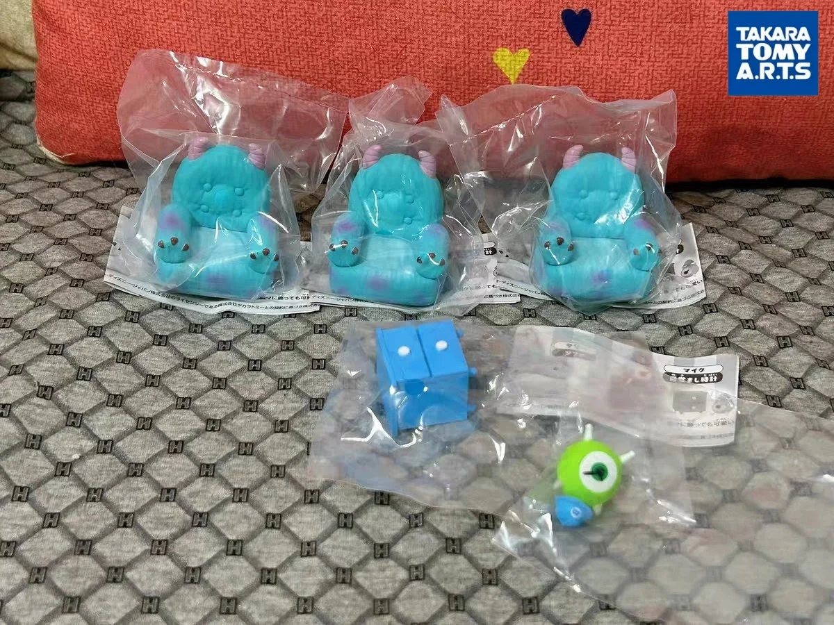 Фото Коллекционная фигурка Takara Tomy Gashapon: Монстры и Ко (Пиксар) - Салли и Майк Вазовски, декор для рабочего стола, украшение для взрослых №2
