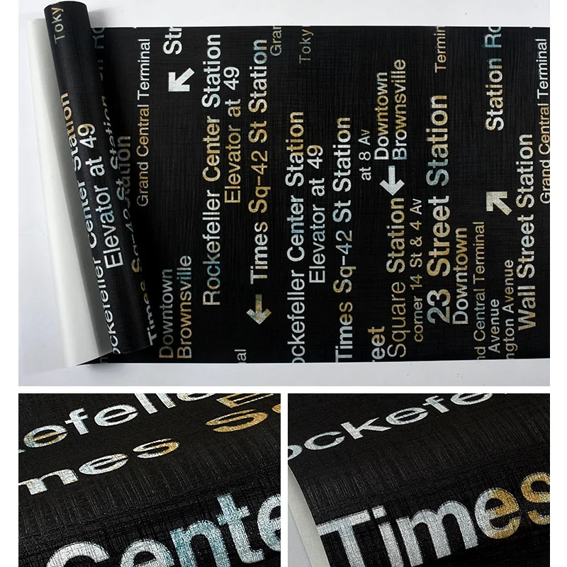 Обои с английскими буквами ностальгические 3D трехмерные индивидуальные модные