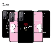 best friends bff soft black cover for samsung galaxy s22 s21 s20 fe ultra s10 s10e lite s9 plus phone case coque