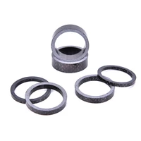 6pcsset high strength full carbon fibre bike fork headset spacer 3mm 10mm for road mountain bicycle