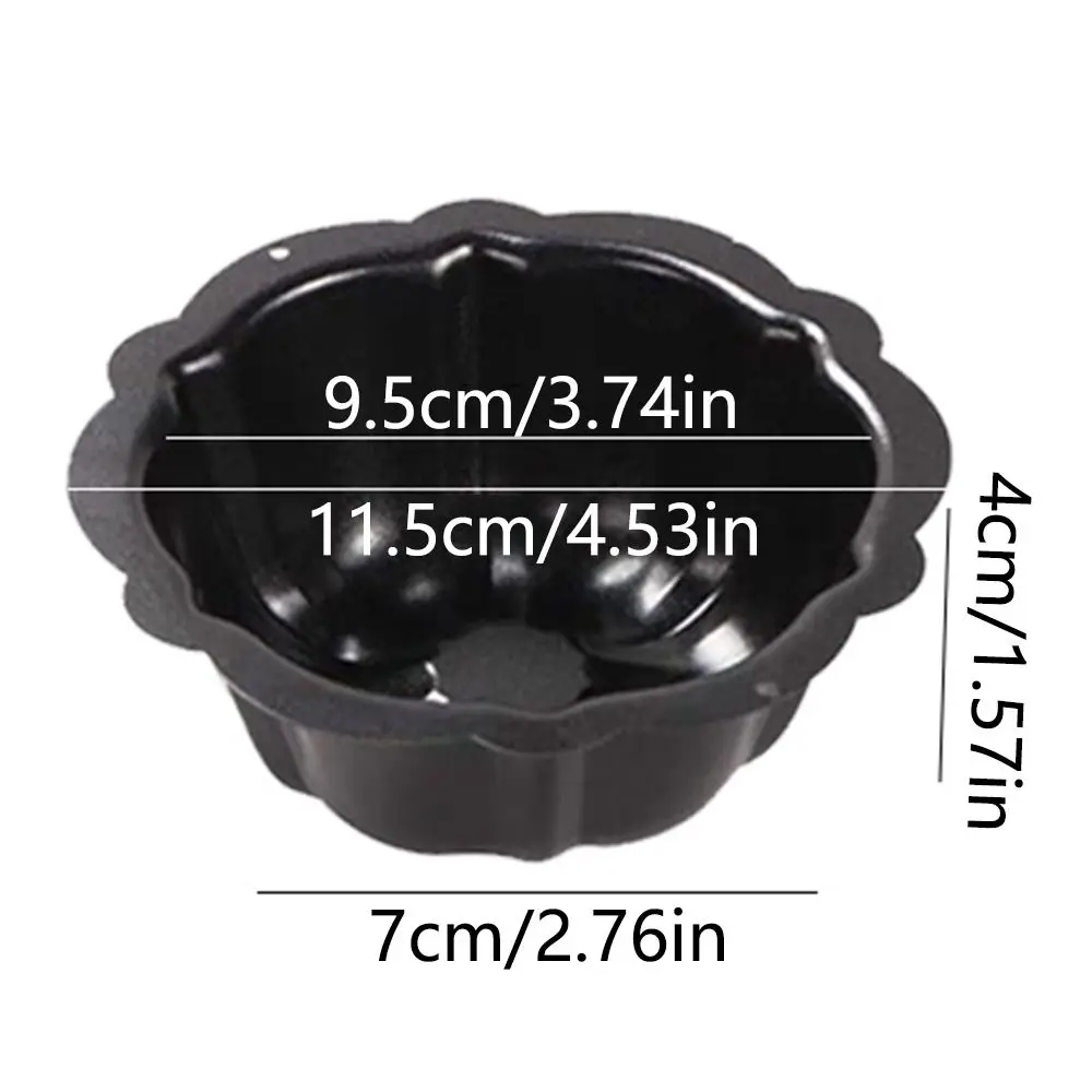 4 шт. 4-дюймовая мини-форма для торта Bundt с антипригарным покрытием рифленая форма