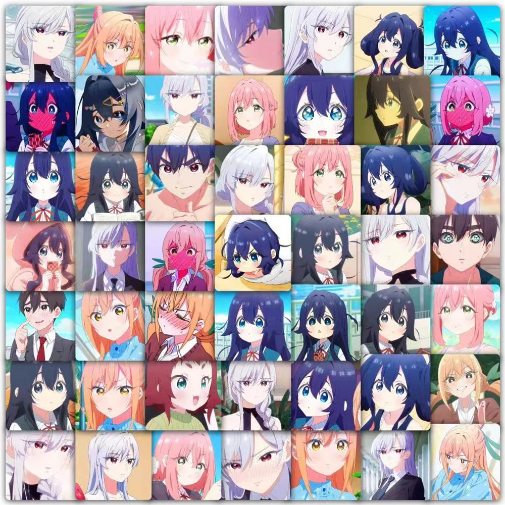 10/30/59 шт. 100 наклейки для подружек которые действительно любят тебя аниме