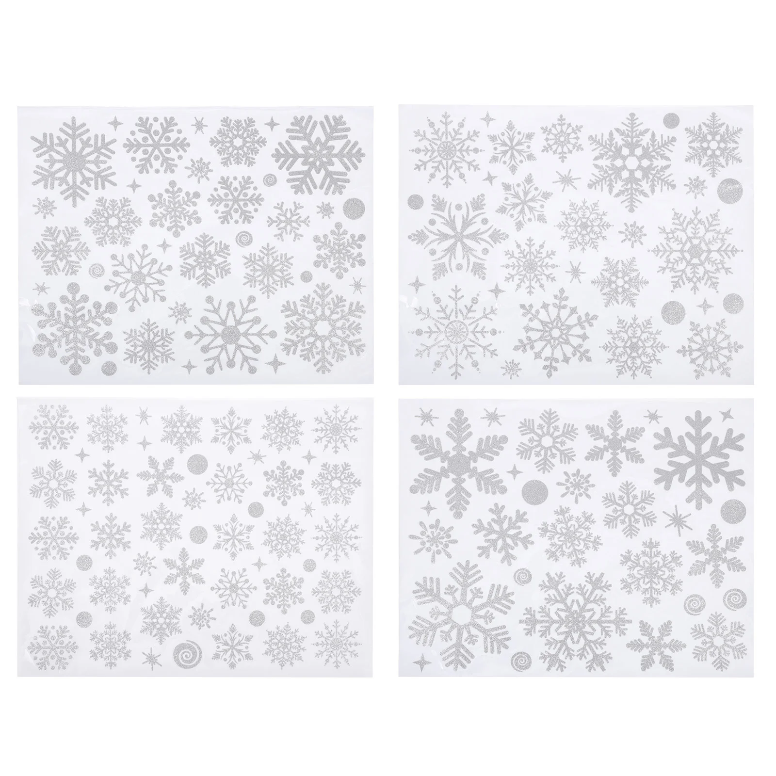 

Christmas Window Stickers Decals Decorations Clings Wall Decorclearance Gnome Adhesive Snowflake Shape