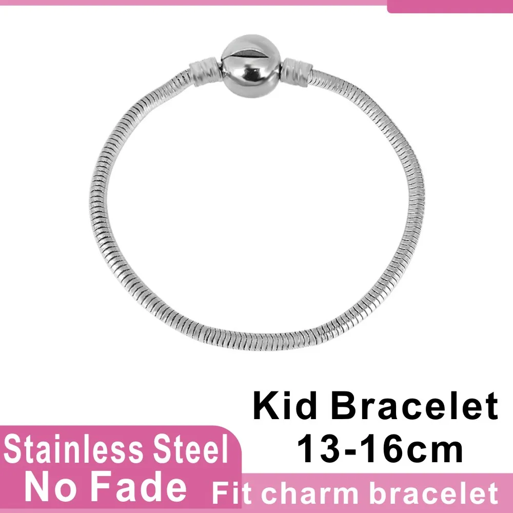 Hot Sale Children DIY Beads Bracelet Exquisite Birthday Gift for Daughter Kids Present for Girls Pandoraer charms bracelet