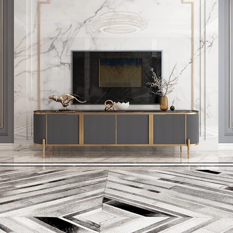 Современный шкаф-органайзер для консоли гостиной в стиле ретро подставка