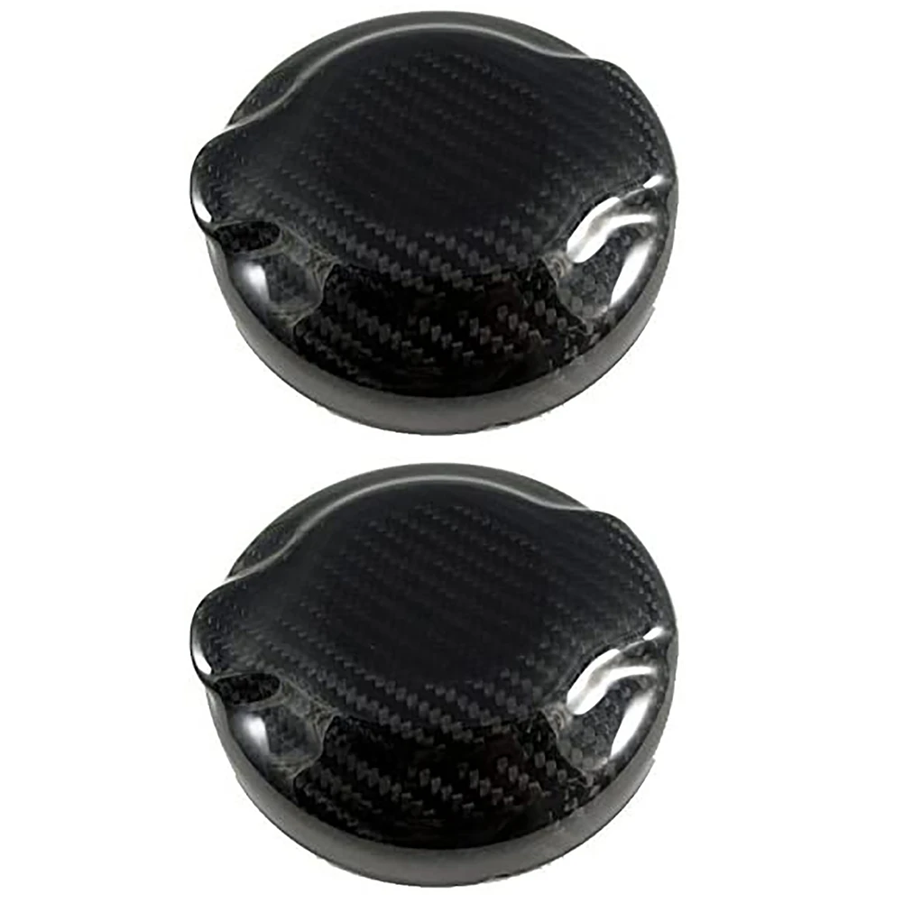 

2X for Mini Cooper S JCW F55 F56 F57 2014-2020 Dry Carbon Fiber Gas Tank Fuel Tank Cap Cover Accessories