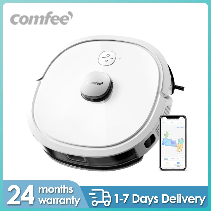 

Comfee CFR08 Robot Vacuum Cleaner 2000Pa Suction Auto-charge Sweeping Mopping for Floor&Carpet APP Control Smart Home Appliance