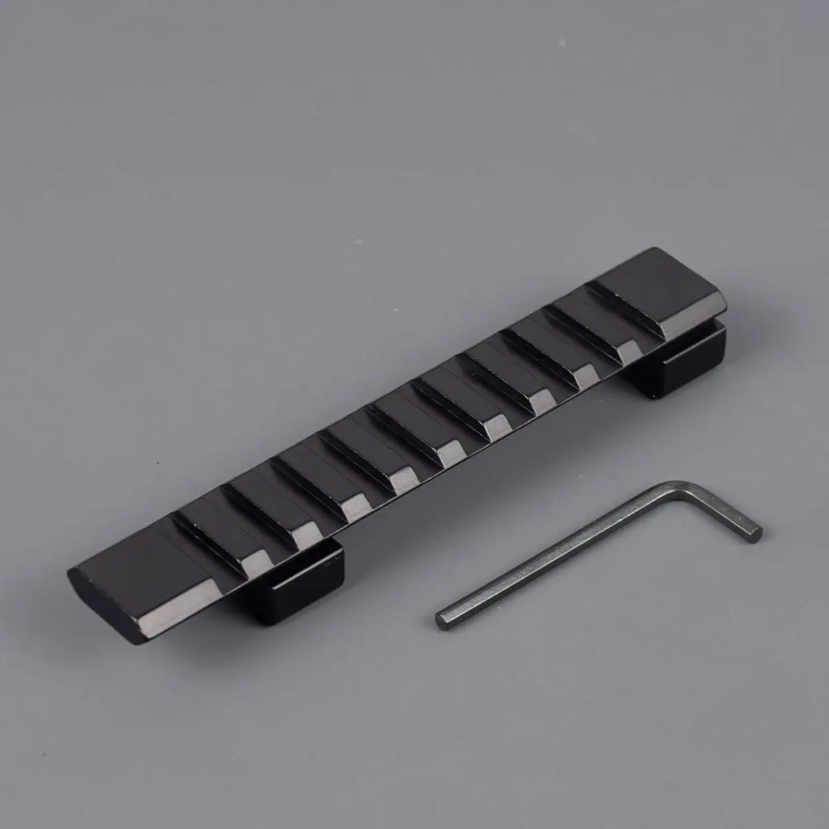 

10 Slots 125mm Scope Mount Dovetail 11mm to 20mm Weaver Picatinny Rail Adapter Extend Mount Rifle Scope Hunting Accessory