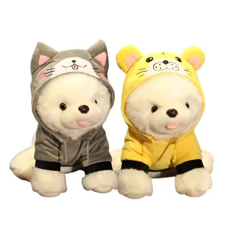 25/35 см Новая Милая повязка Померанская собака кукла мягкая плюшевая игрушка