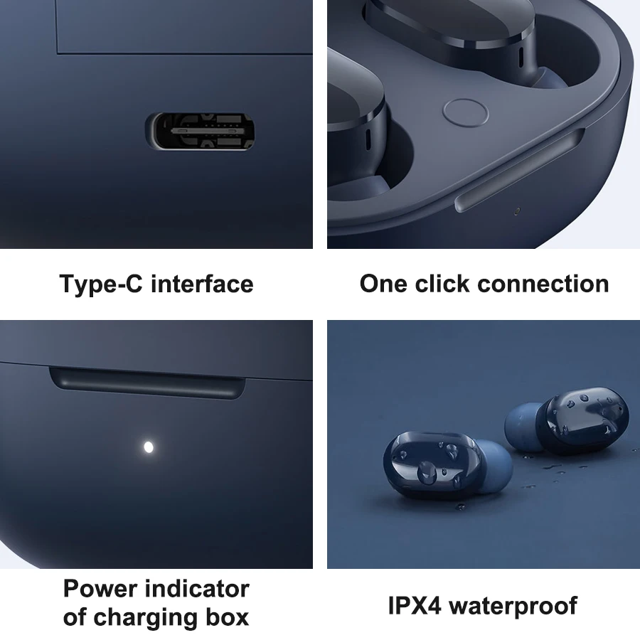 Наушники-вкладыши Xiaomi Redmi AirDots 3 Беспроводная Bluetooth-гарнитура высококачественные