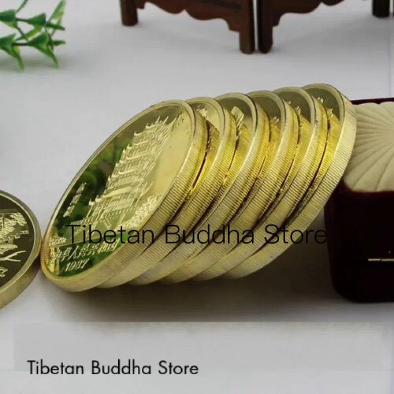 Золотая монета Год Кролика 5 унций Зодиак коллекционный медальон