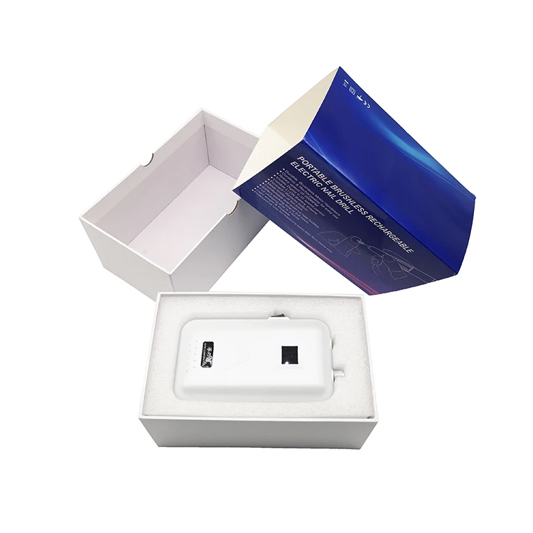 2025 AT-NDB-002 OEM логотип и брендовая белая хорошая дрель для ногтей