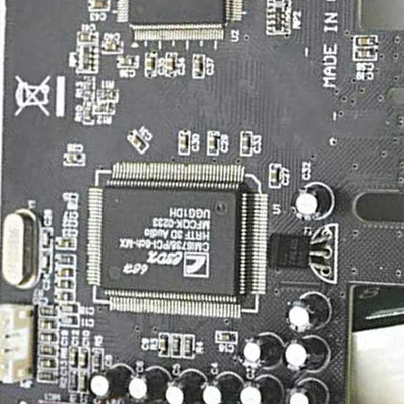 2X 5 1 внутренняя звуковая карта для Windows 10 с низкопрофильным кронштейном 3D стерео