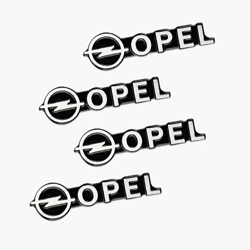 4 шт. автомобильные наклейки с эмблемой для Opel Astra H G J Insignia Mokka Zafira Corsa Vectra C D |
