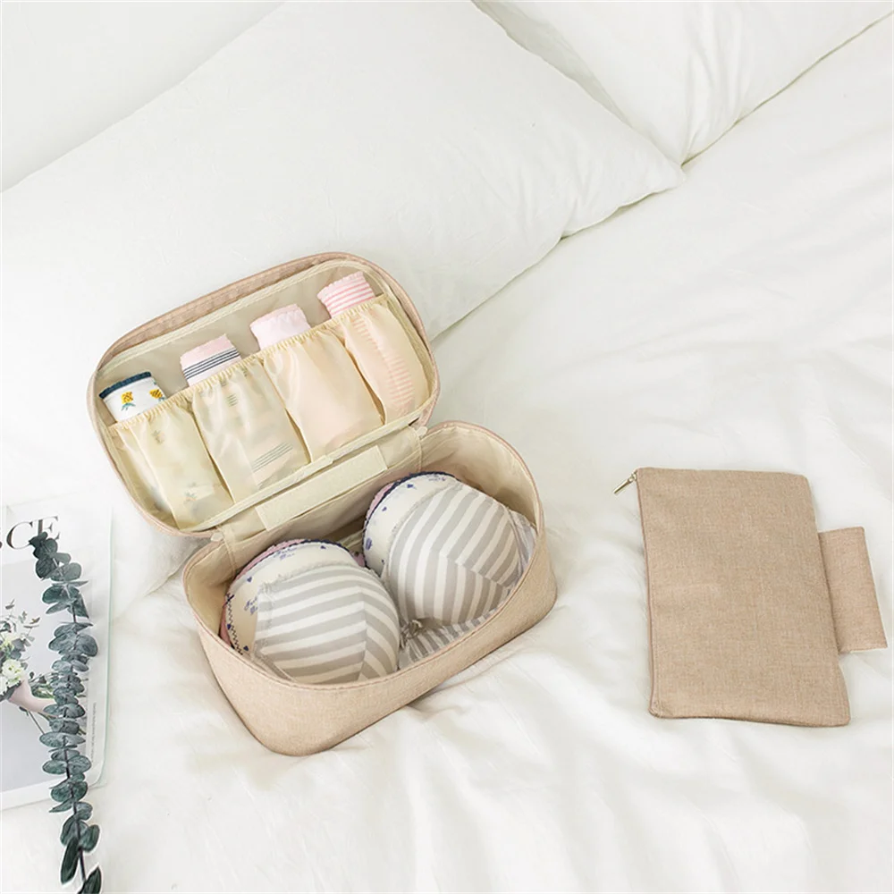 

Bra Underwear Storage Bag Oxford Cloth Waterproof Portable Home Travel Underclothes Organizer Pouch Large Capacity Finishing Bag