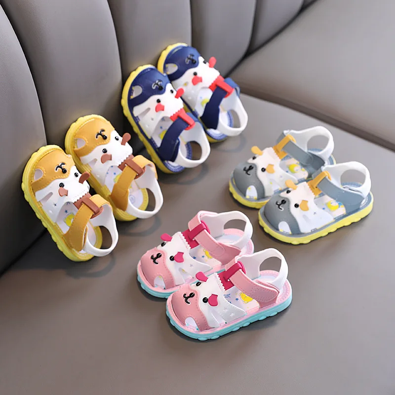 Summer 1-2-3 Years Old Baby Toddler Shoes Toddler Sandals Soft Non-slip Beach Sandals Baby Breathable Children's Sandals