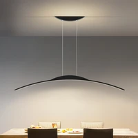 restaurant minimalism hanging lamps black chandeliers for dining room kitchen tables pendant lights led decoration home fixtures