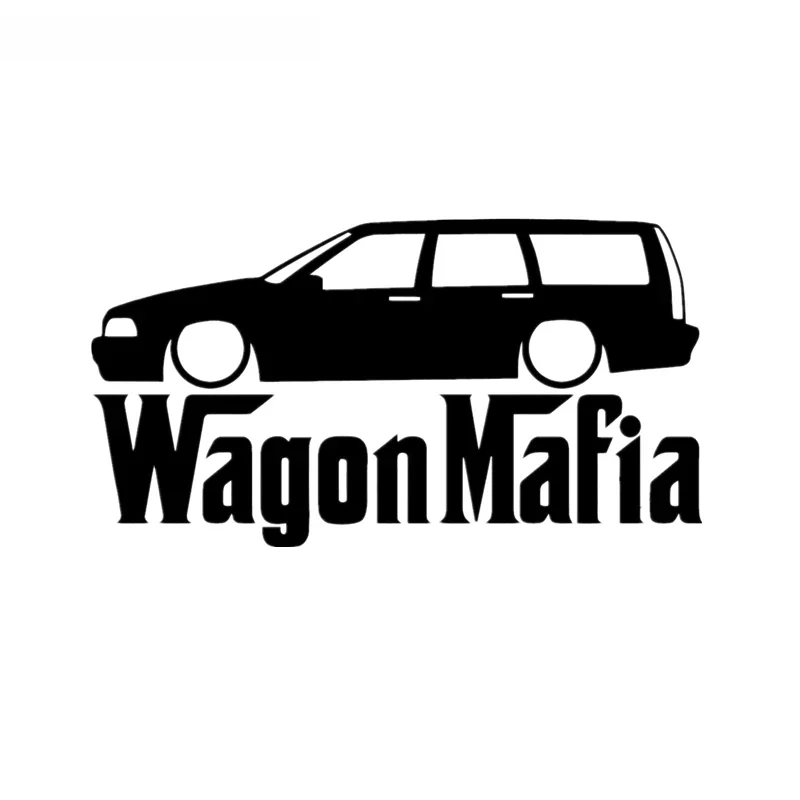 Car sticker WAGON MAFIA is suitable for various models of cars PVC waterproof and sunscreen 20CM
