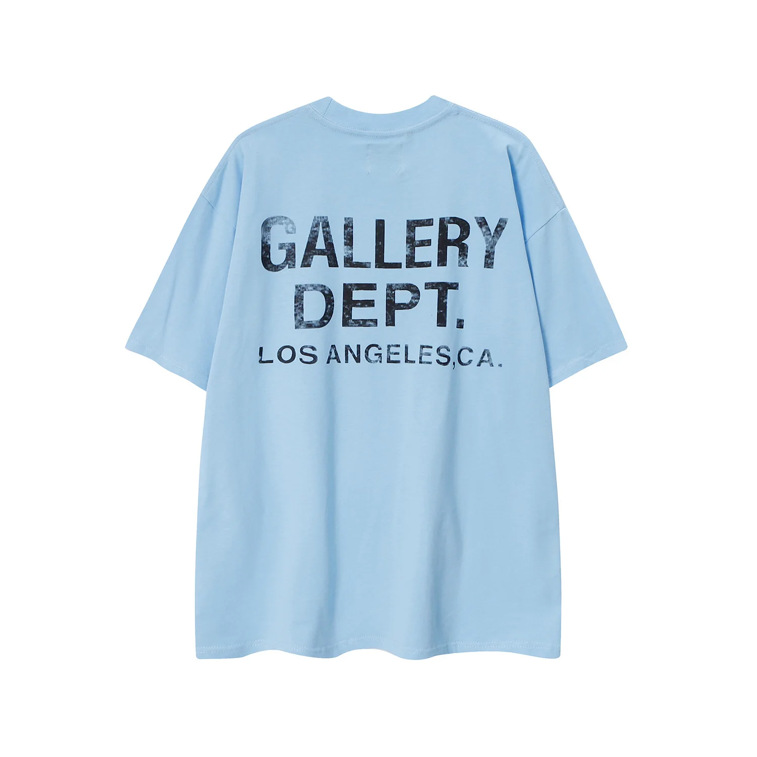 

GALLERY DEPT TIDE Harajuku 23SS Spring Cracking Letter Printing Logo T Shirt Loose Oversize Hip Hop Unisex Short Sleeve Tees