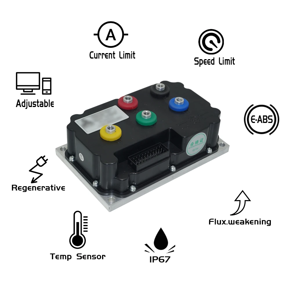 SiAECOSYS QS165 5000 Вт 72 в 35H V1 V2 Средний приводной мотор DNR ножной набор для