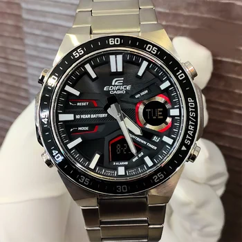 Casio watch men Sapphire mirror Edifice Solar power brand luxury quartz 100m Waterproof Chronograph Sport military men watch EFS 2