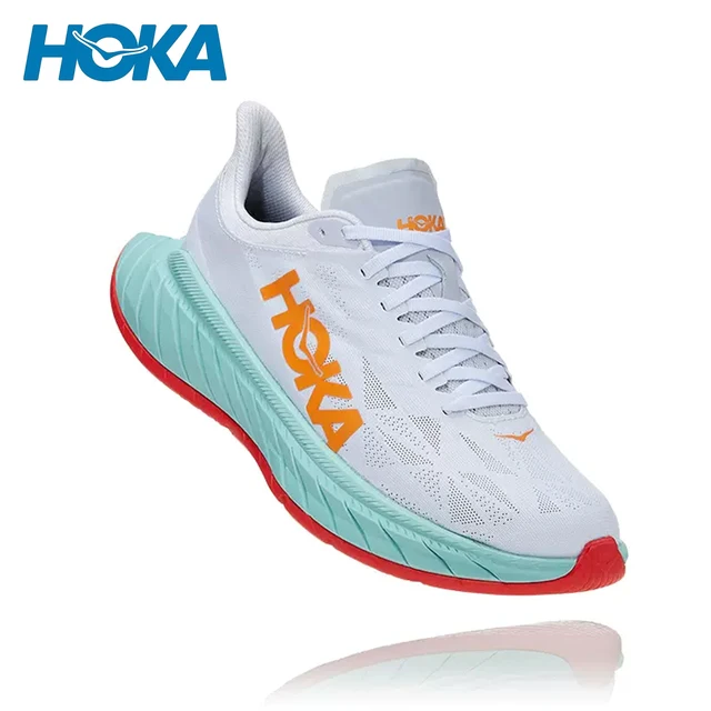 HOKA Carbon X2 Running Shoes Men Women Casual Sports Shoes Breathable Outdoor Trail Sneakers Couple Elastic Tennis Shoes 1