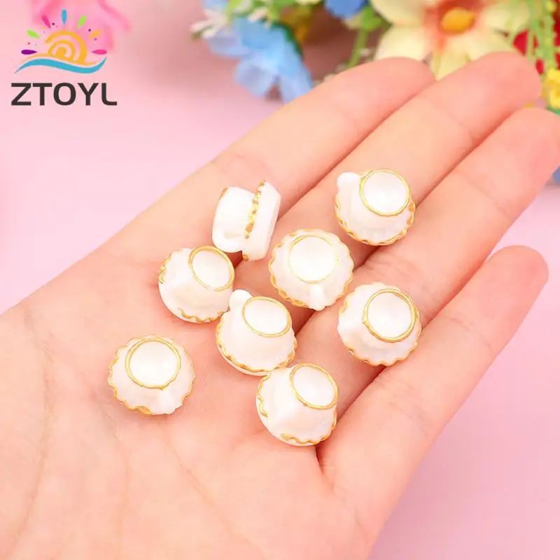 

4Pcs Mini Miniature Dollhouse Coffee Cup Kitchen Room Food Drink Home Tableware Decors Dolls Accessories