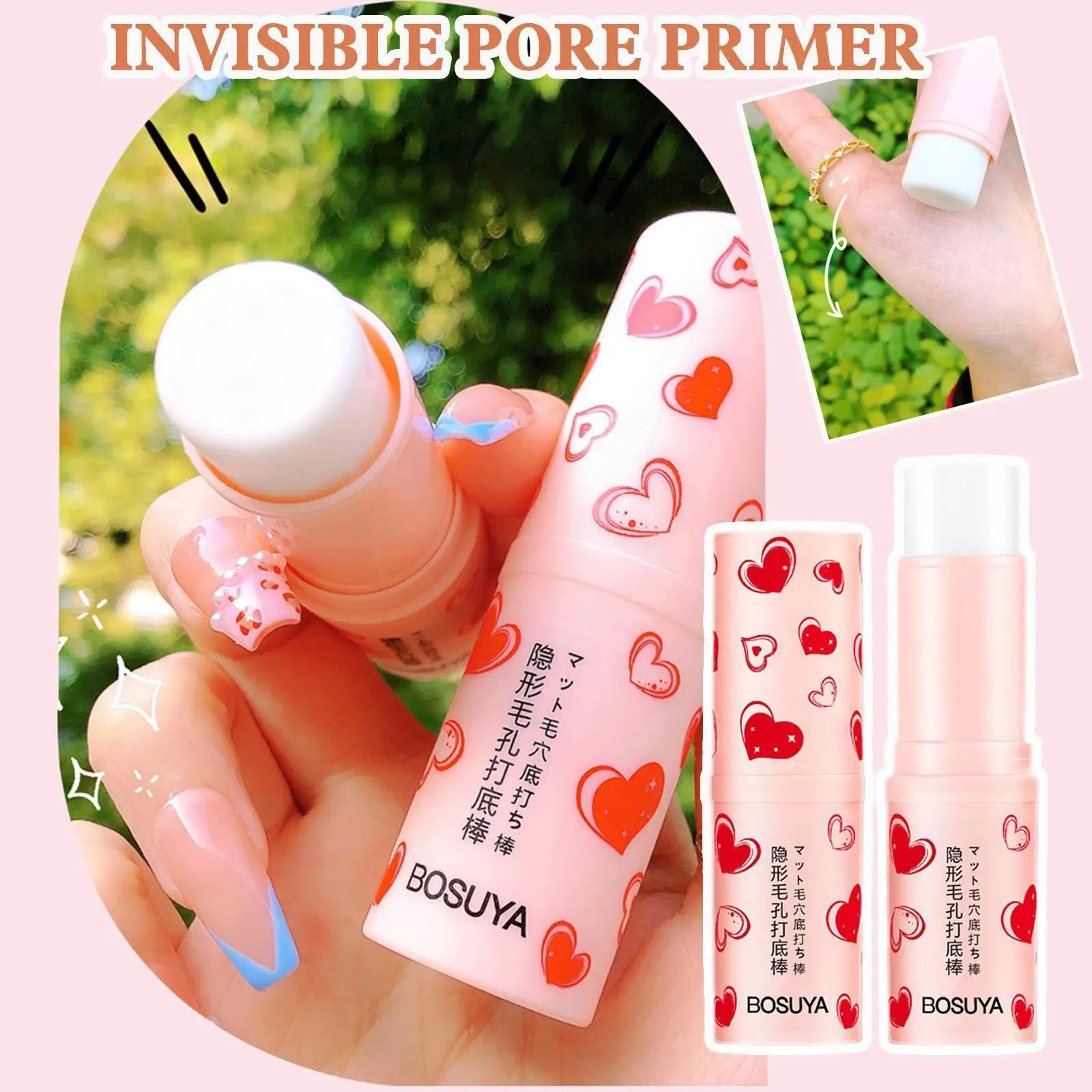 

Makeup Base Face Primer Stick Invisible Pore Light Stick Matte Finish Primer Cakey Oil-control Cosmetic No Not Creases Conc Z2I5