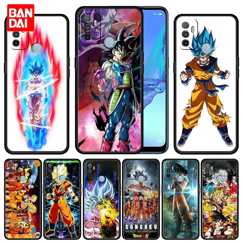 

Dragon Ball Super Z Character Case for Oppo A53 A52 A3s A5s A9 A15 A31 A54 A74 A93 A94 F19 Pro 4G 2020 Capa Black Silicone Funda