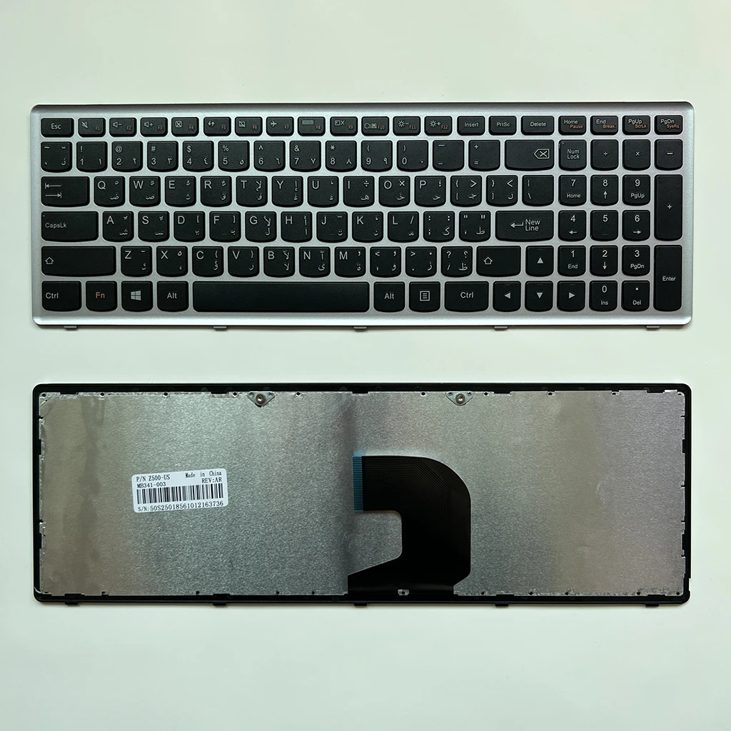 

Z500 арабская клавиатура для ноутбука Lenovo Ideapad P500 P500A Z500G Z500A AR с рамкой