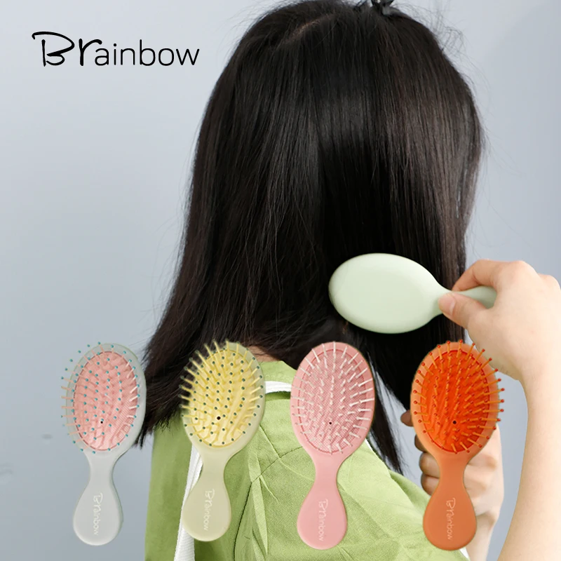 

Brainbow 1pc Hairdressing Comb Air Bag Ventilation Massage Hair Combs Cute Portable Antistatic Scalp Care For Girl