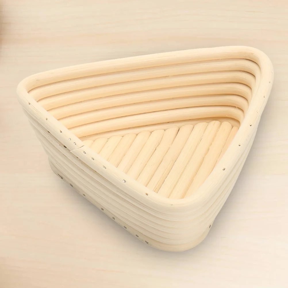 

Bread Basket Proofing Sourdough Bowl Bannetonfermentation Dough Rattan Triangle Making Round Set Baking Starter Baskets Serving