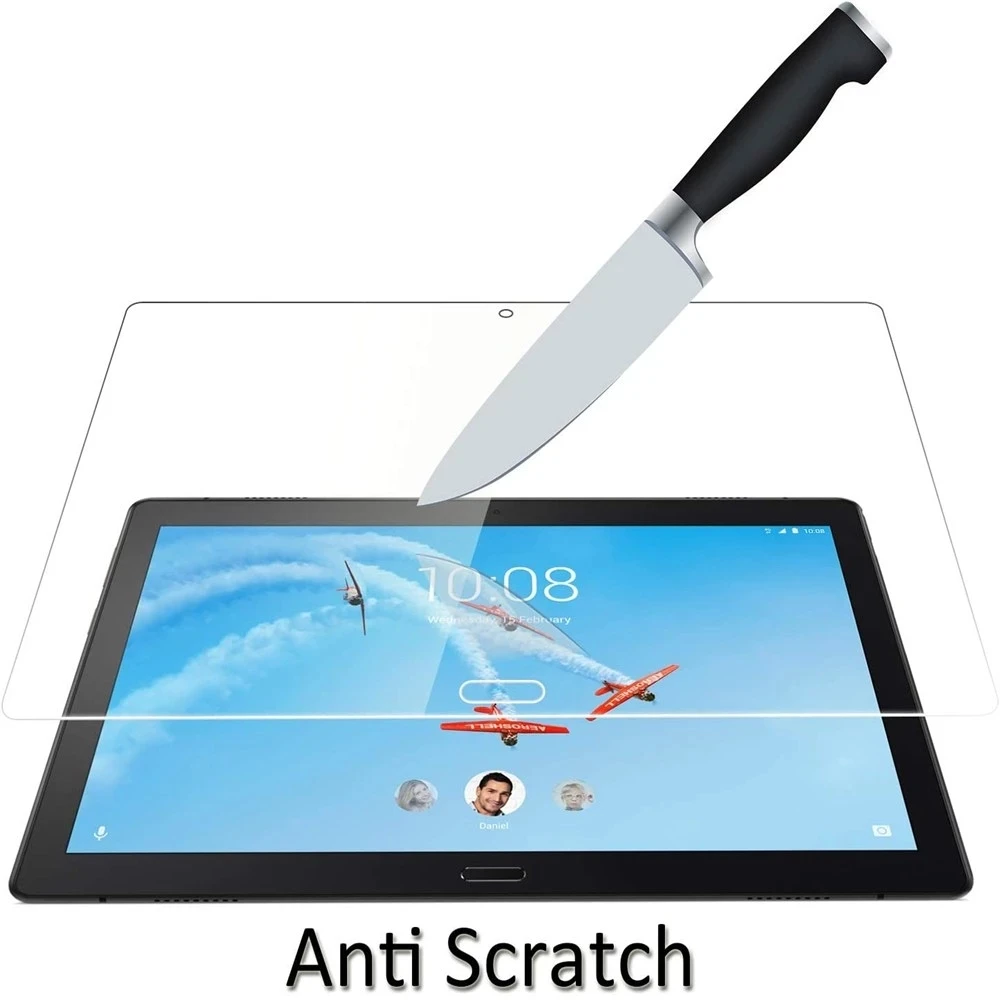 (2 упаковки) Закаленное стекло для Lenovo Tab P10 ТБ X705L/X705F/X705M полная защита экрана от