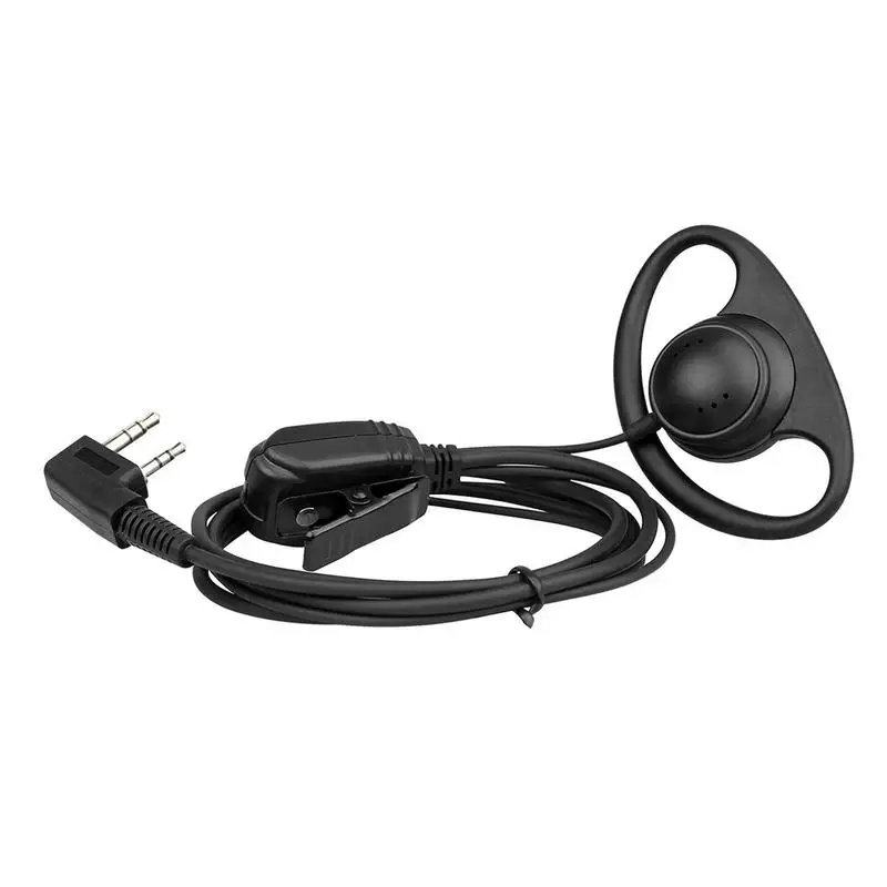 Для радиоприемников 2,5 мм, гарнитура в форме буквы D, наушники-вкладыши, сперкер с микрофоном для рации KENWOOD