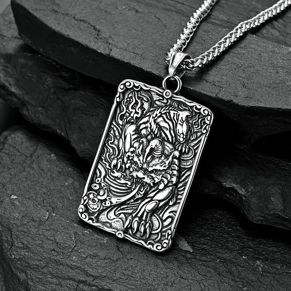 Ожерелье с подвеской в стиле ретро амулет огонь Храбрые войска ожерелье