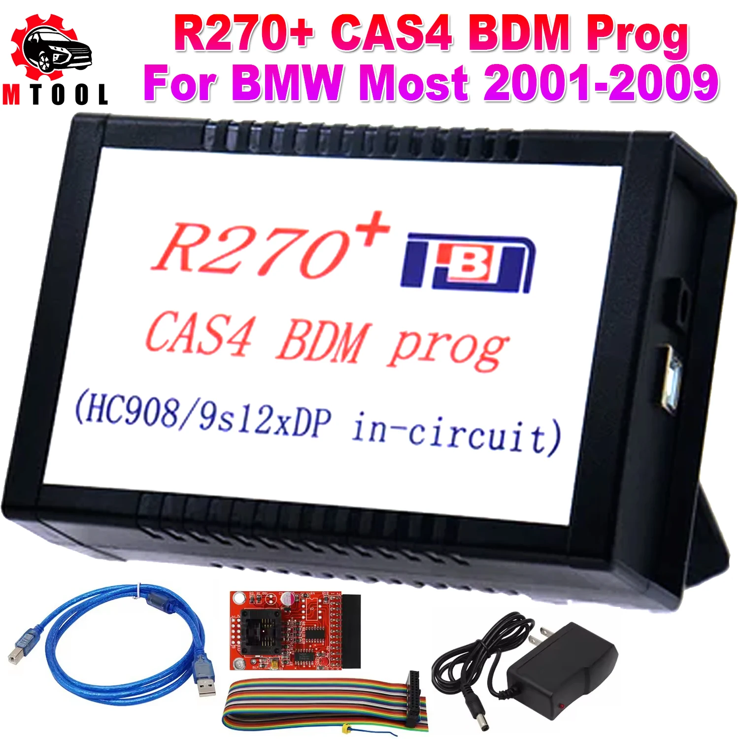 Фото R270+ V1.20 Автомобильный программатор CAS4 BDM для BMW 2001-2009 Автоматический программатор ключей Поддержка серии M35080 Workin с VVDI BIMTOOL Pro AK90 №1