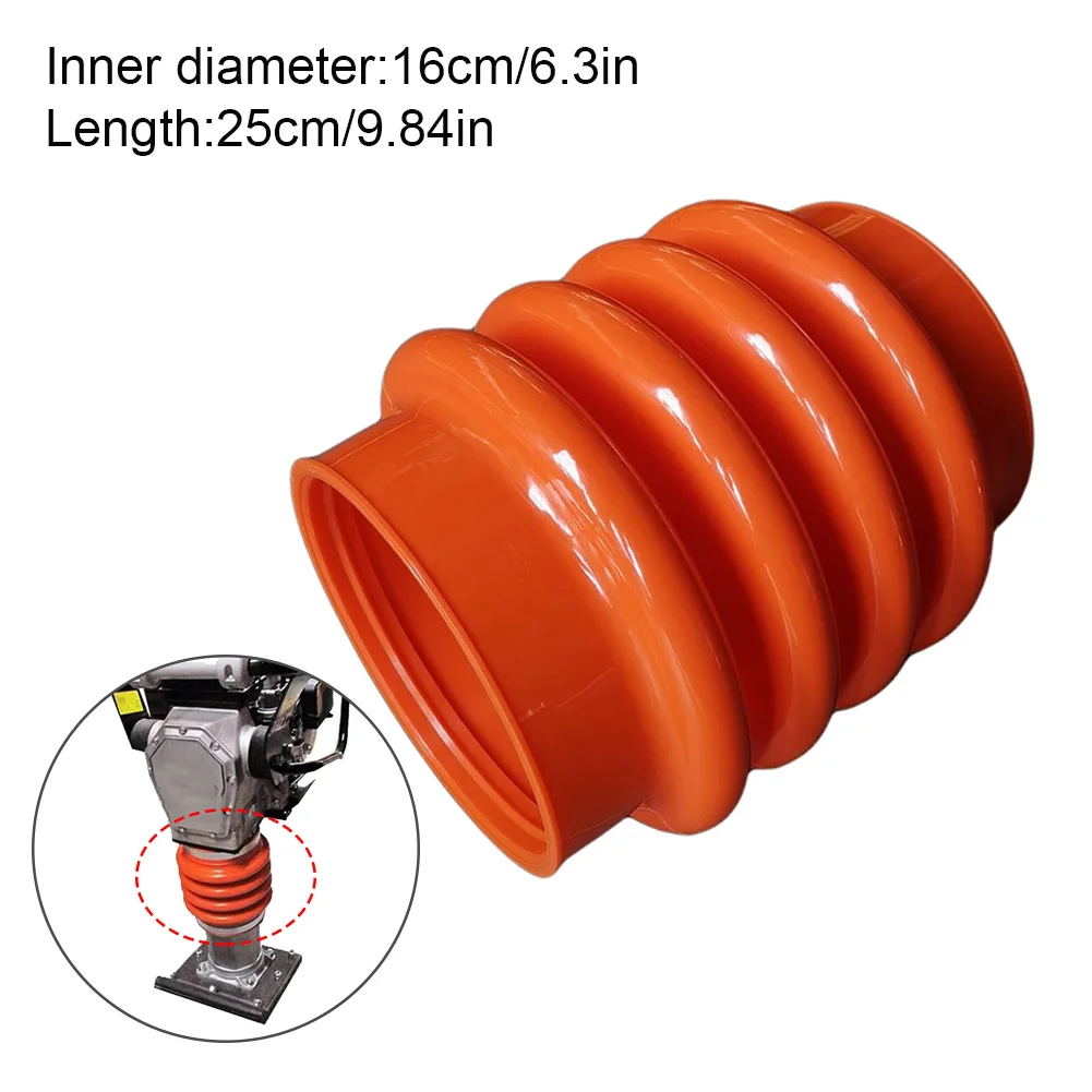 

Professional Small Orange TPU Dustproof Rammer Bellow Accessories Practical ID 160mm H 250mm Tool For Mikasa MT-74F MT70 MT70H