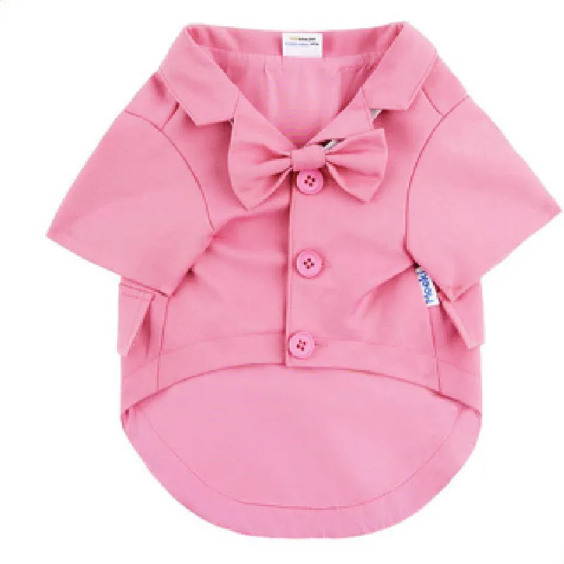 

Костюм-смокинг для маленьких собак, свадебная одежда для кошек и собак, пальто, рубашка, шнауцер, пудель, Бишон, мопс, французский бульдог, од...